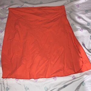 Diva Bold Orange Mini Skirt